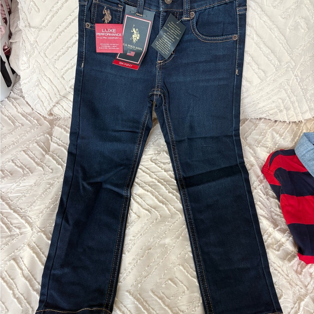 U.S. Polo Assn. Men's Dark Blue Straight Jeans